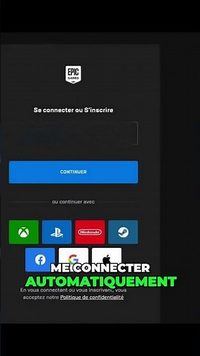 Comment se connecter à Epic Games avec son compte Nintendo ? #tutoriel #epicgames #fortnite
