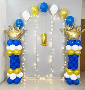 4M views · 122K reactions | Royal Prince Theme Party Backdrop for Birthday | MASS Art and Craft | Facebook