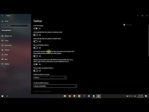 How to Change Location of Taskbar on Screen in Windows 10