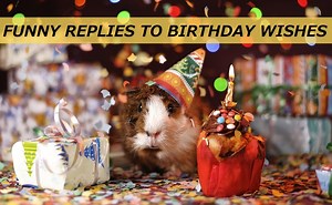 50  Funny Replies to Birthday Wishes