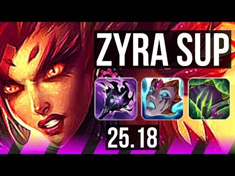 ZYRA & Vayne vs YUUMI & Zeri (SUP) | 8k comeback, 6/4/20 | EUW Master | 25.18