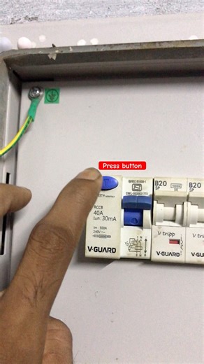 Test elcb monthly for safety #electrical