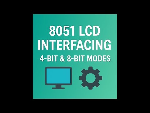 Lab Manual: 8051 LCD Interfacing 4-Bit & 8-Bit Modes