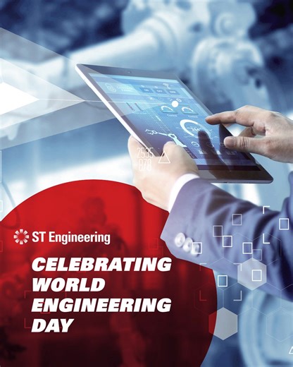 16 reactions | On #WorldEngineeringDay for Sustainable Development, let's celebrate the impactful work of engineers shaping the future! Through #technology and #innovation, we develop solutions that help customers around the world thrive and operate more sustainably.  Learn more: https://tinyurl.com/49v6z36s #STEngineering #PositiveImpact | ST Engineering | Facebook