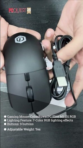 Unboxing the CyberPowerPC Elite M1 131 Gaming Mouse | Is It Worth the Hype?