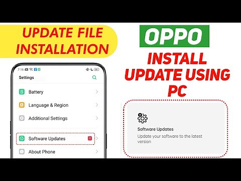 How to Install Latest update In Oppo Smartphones Using PC | Install Oppo Software Update Using PC