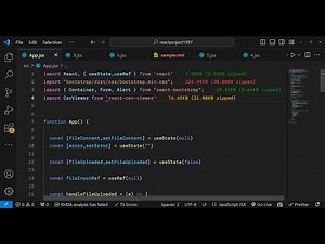 Build a React.js CSV Viewer & Editor to Render CSV Using react-csv-viewer Library in Browser