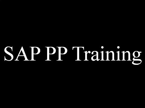 SAP PP Training - Material Staging and Withdrawl (Video 39) | SAP PP Production Planning