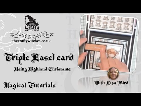 Create a Triple Easel card with Lisa Bird