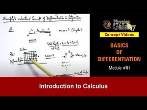 Class 11 Physics | Basics of Differentiation | #1 Introduction to Calculus | For JEE & NEET