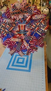 14K views · 254 reactions | New YouTube tutorial Sign from Creek Road Pinwheel attachments from Looking Glass Wreaths on Etsy #crafter #4thofJuly #wreathmaker #wreath #pinwheels #craft #redwhiteandblue #diy #howto #tutorial | Southern Owls | Facebook