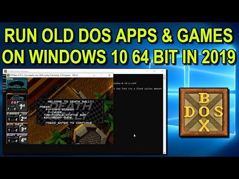 How to install DosBox and run Old DOS Applications and Games on Windows 10