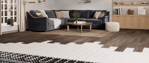 LoPro®10 underfloor heating