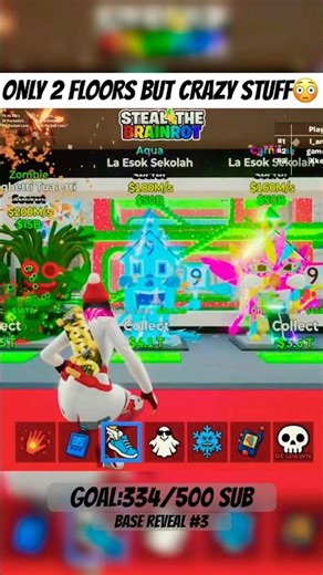 Only 2 floors… but stacked like crazy 🤯#fortnite #stealabrainrot