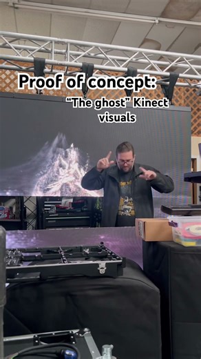 Proof of concept using a Xbox 360 Kinect to capture depth data with TouchDesigner