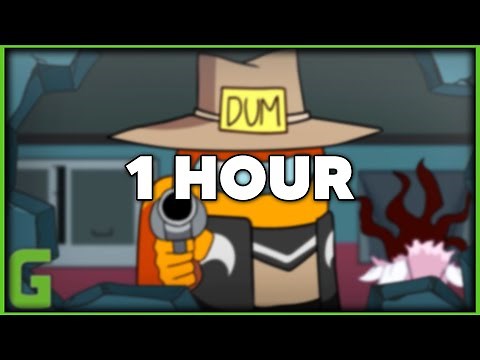 [1 HOUR] Among Us Sheriff Song - "One Shot" | Gamingly [Among Us Animation]