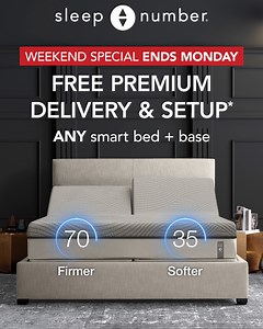 5.3K views · 36 reactions | Proven quality sleep, delivered! We'll set up your bed plus base, FREE. Ends Monday, 8/24/20. sleepnumber.com/beds-on-sale | Sleep Number | Facebook