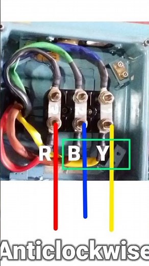 How To Change Direction of Rotation of 3 Phase Induction Motor