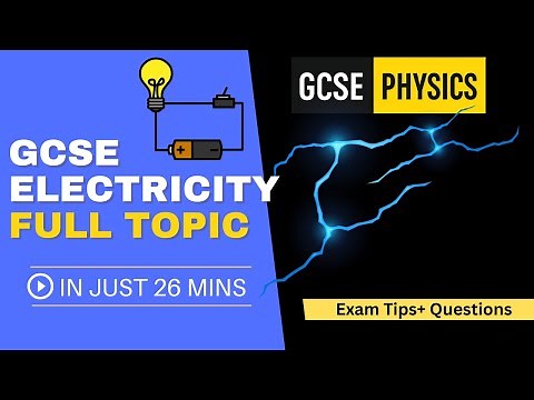 GCSE Physics Electricity FULL TOPIC Explained | Circuits, Current, Voltage, Resistance + Exam Tips