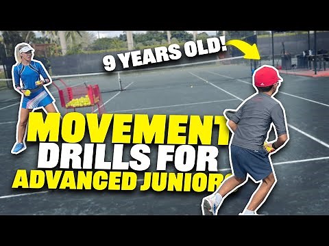 Best MOVEMENT Tennis Drills for Advanced Kids Under 10 | Tennis Lesson