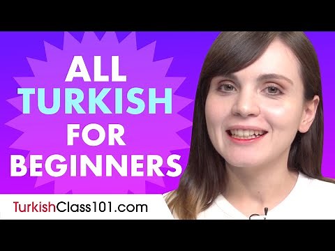 Learn Turkish Today - ALL the Turkish Basics for Beginners