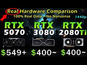 RTX 5070 vs RTX 3080 vs RTX 2080 Ti | REAL Test in 11 Games 1440p | Raster, Ray Tracing, DLSS4 | AM4