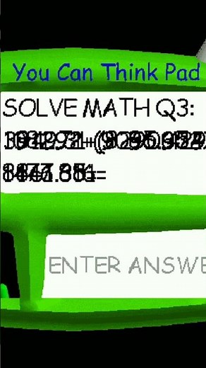 How to answer Baldi basics's impossible question