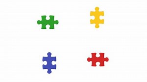 Colorful Jigsaw Puzzle Pieces Falling Into Stock Footage Video (100% Royalty-free) 369301 | Shutterstock