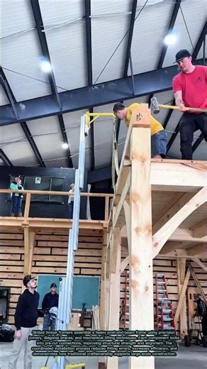 Timber Framing Masters Raise a Massive Wooden Structure!
