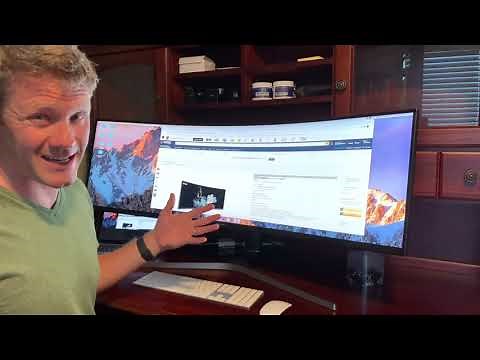 Samsung 49 inch Super Ultrawide Monitor Review | From a business / productivity view