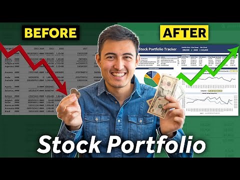 Create a Stock Portfolio Tracker on Excel Using Live Data