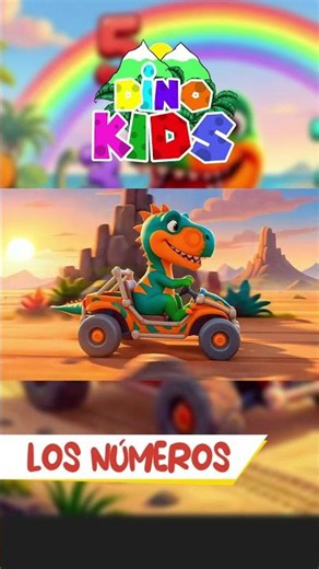 🦖 Aprende los Números 1 y 2 | Dinosaurios para Niños #shorts