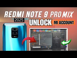 Mi note 9 pro max mi account remove 🔥 unlock tool 2025 / Redmi note 9 mi account remove ✅