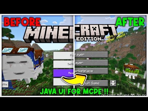Java UI For MCPE 1.21+ 😍 | Real Java Feel + 100% Working🔥