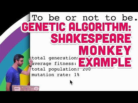 9.3: Genetic Algorithm: Shakespeare Monkey Example - The Nature of Code