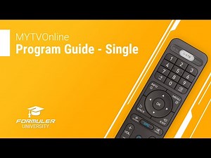 MYTVOnline Program Guide - Single