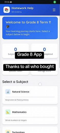 Grade 8 Homework Help App for Students and Parents