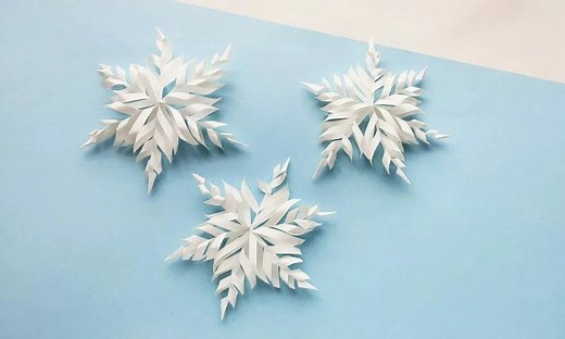 How to Make Easy 3d Paper Snowflakes (  Video Tutorial)