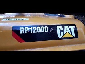 How to Start Caterpillar RP12000E Generator During Emergency Service Call Service Technician Video