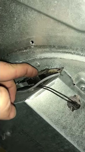 Tumble dryer reset button