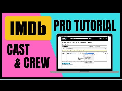 IMDb Pro Tutorial for Cast & Crew (edit your profile & add your film)