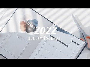 【初心者】切って貼るだけ🌱2022年バレットジャーナルセットアップ |bullet journal set up