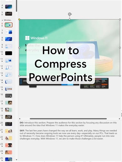 How to Compress a PowerPoint Presentation Effectively