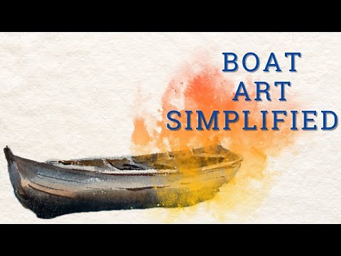 Mastering Watercolor Boats: An Easy Beginner's Tutorial!