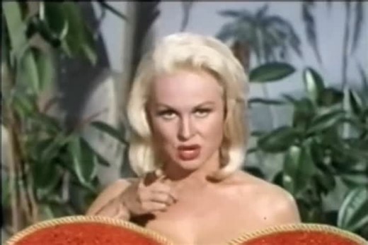 The Dumb Banana ®️ on Instagram: "Friday – Valentine’s Eve! When romance comes with props and peril. Joi Lansing • “The Web of Love” • Scopitone • 1966 #VintageMusic #ClassicHollywood #RetroCulture #OldSchoolCool #MusicHistory"