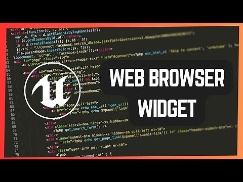 How To Create A Web Browser In Unreal Engine 5? | Load HTML in Unreal Engine 5