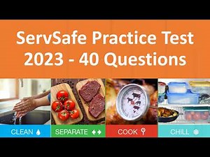 ServSafe Practice Test 2023 | ServSafe Food manager | ServSafe study guidle (40 Questions)