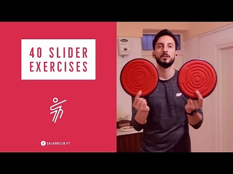 40 Slider Exercises | Full Body and Core Training