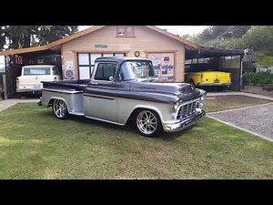 55 Chevy Pro Built Restomod Truck.
