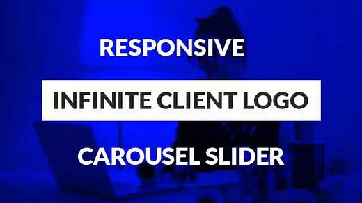 Responsive Infinite Client Logo Carousel slider